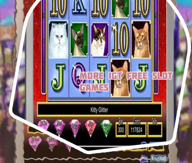 Kitty glitter free slot game