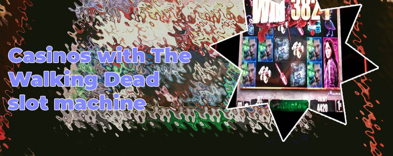 Walking dead slot machine for sale
